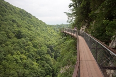 Canionul Okatse pe pasarela